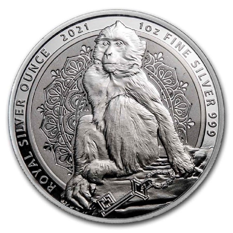 Серебряная монета Гибралтара 