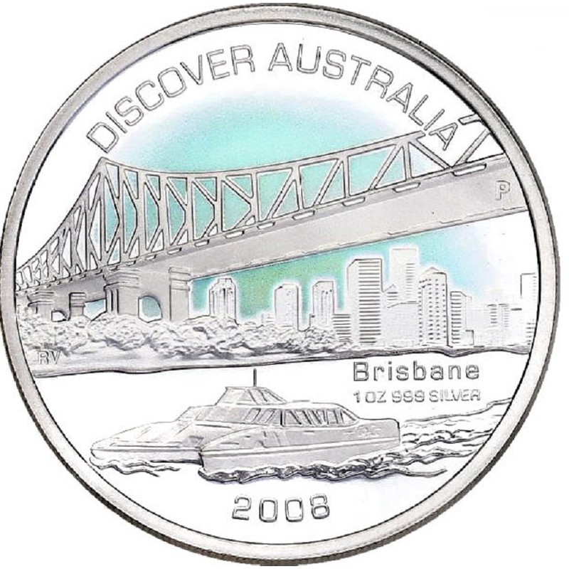 Серебряная монета Австралии 