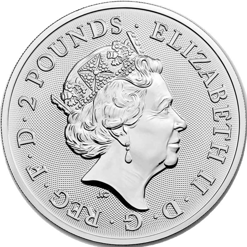 Серебряная монета Великобритании "Мифы и легенды. Робин Гуд" 2021 г.в., 31.1 г чистого серебра (Проба 0,999)