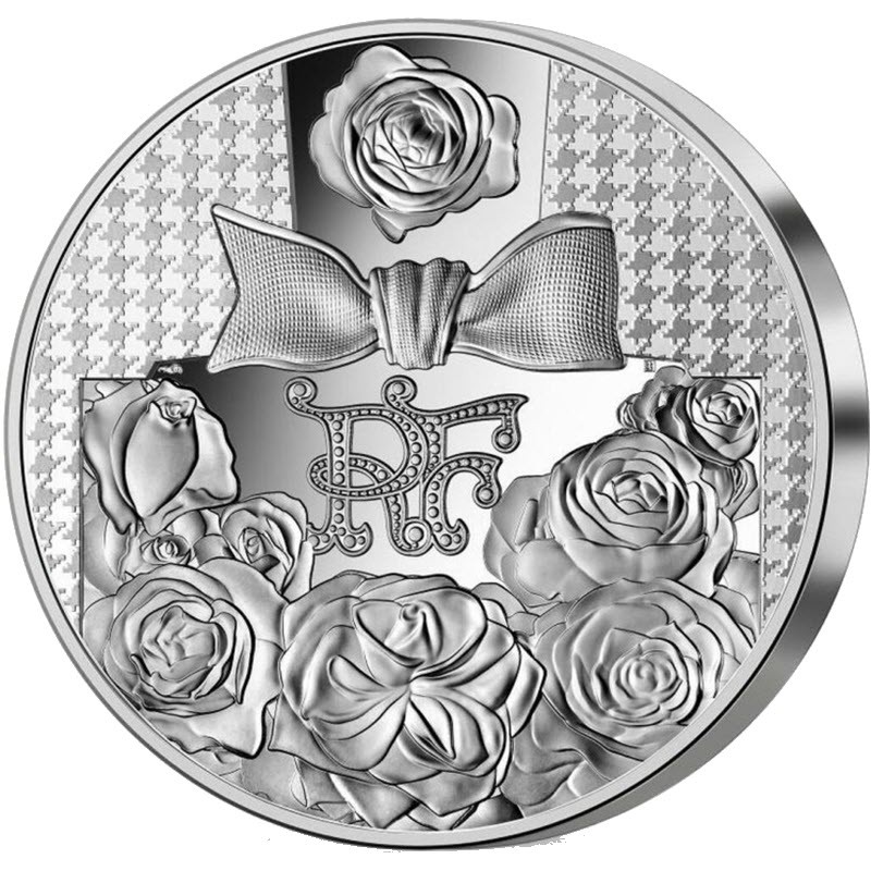 Серебряная монета Франции "Французское превосходство. Диор" 2021 г.в., 155.5 г чистого серебра (Проба 0,999)
