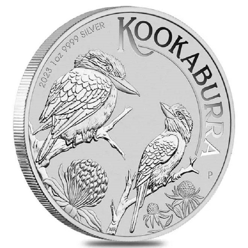 Серебряная монета Австралии "Кукабарра" 2023 г.в., 31.1 г чистого серебра (проба 0,9999)