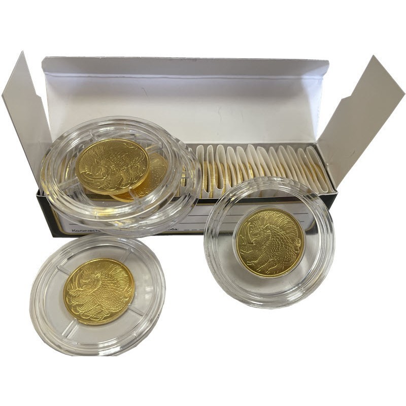 ОПТ от 50шт. Золотая монета Камеруна "Вепрь" 2022 г.в., 7.78 г чистого золота (проба 9999)