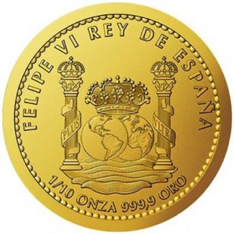Золотая монета Испании "Бык" 2023 г.в., 3.11 г чистого золота (проба 9999)