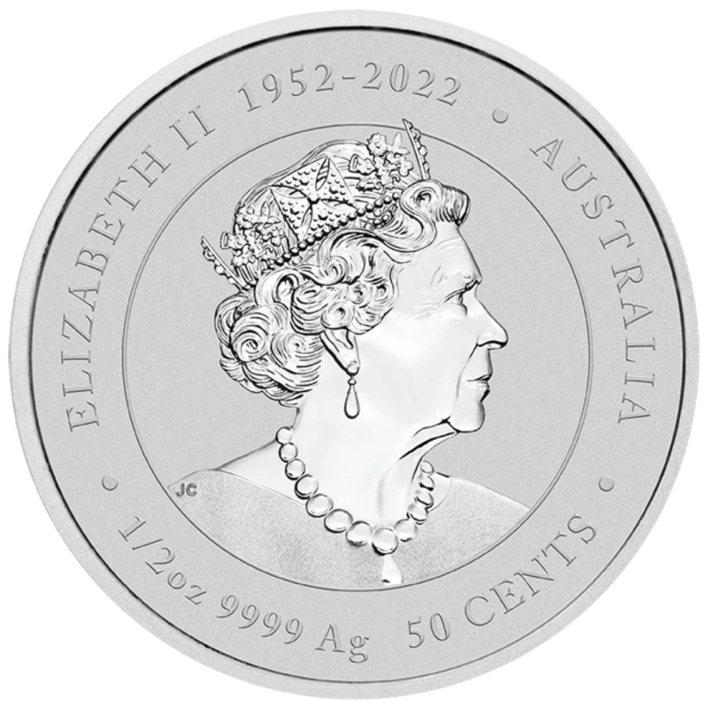Серебряная монета Австралии "Лунный календарь III -  Год Дракона" 2024 г.в., 15.55 г чистого серебра (проба 0,999)