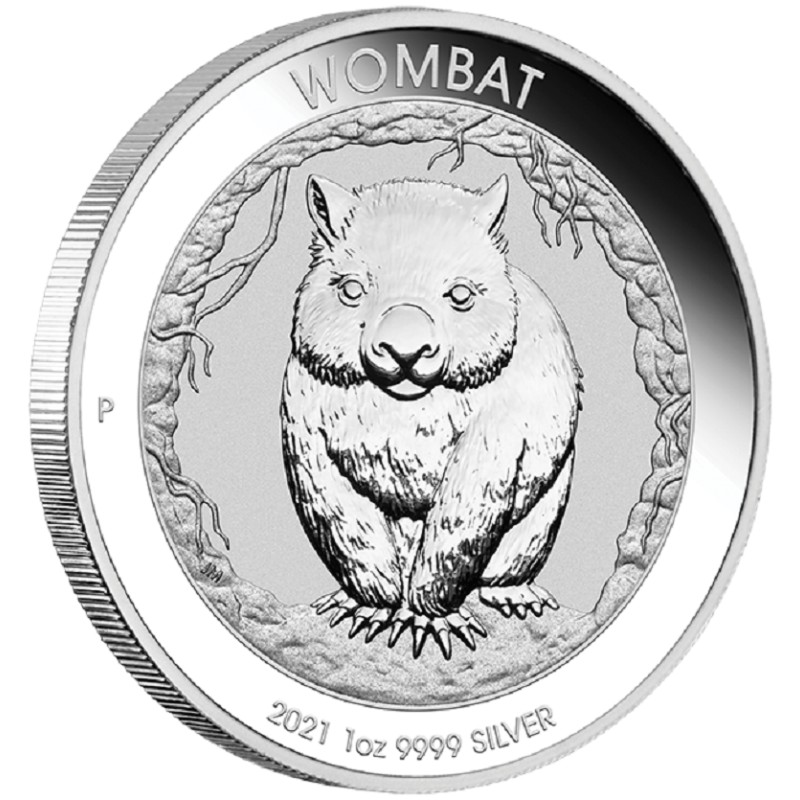 Серебряная монета Австралии 