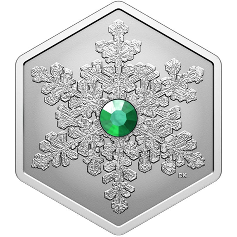 Серебряная монета Канады 