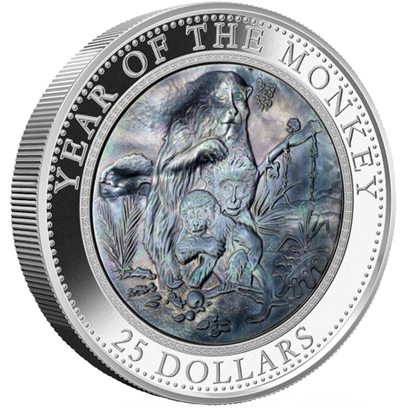 Серебряная монета Островов Кука 