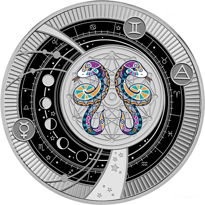 Серебряная монета Камеруна 