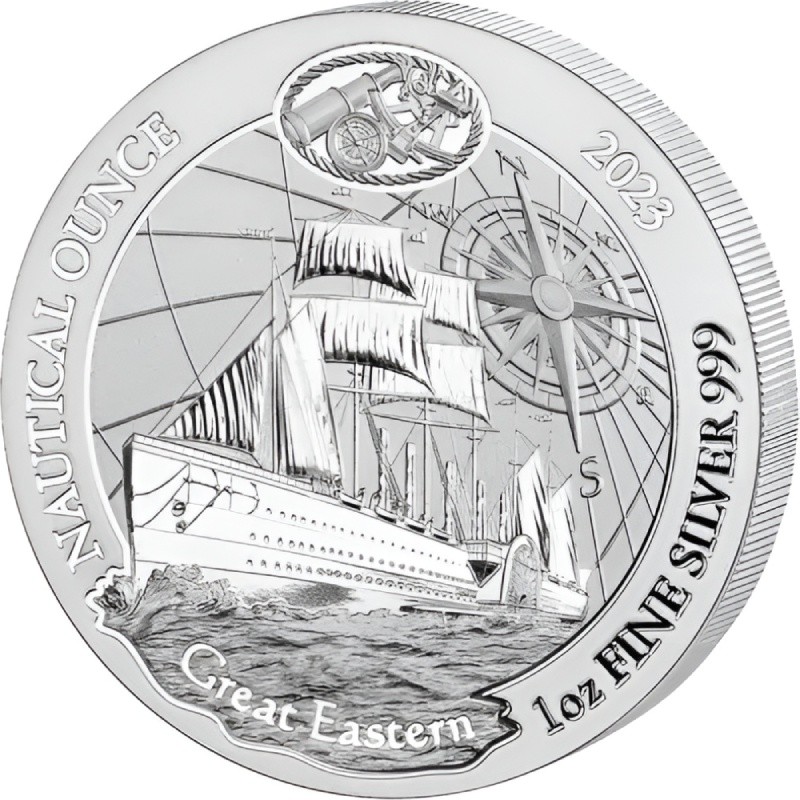 Серебряная монета Руанды 