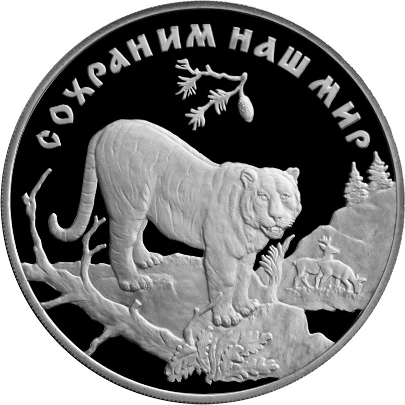 Серебряная монета России 