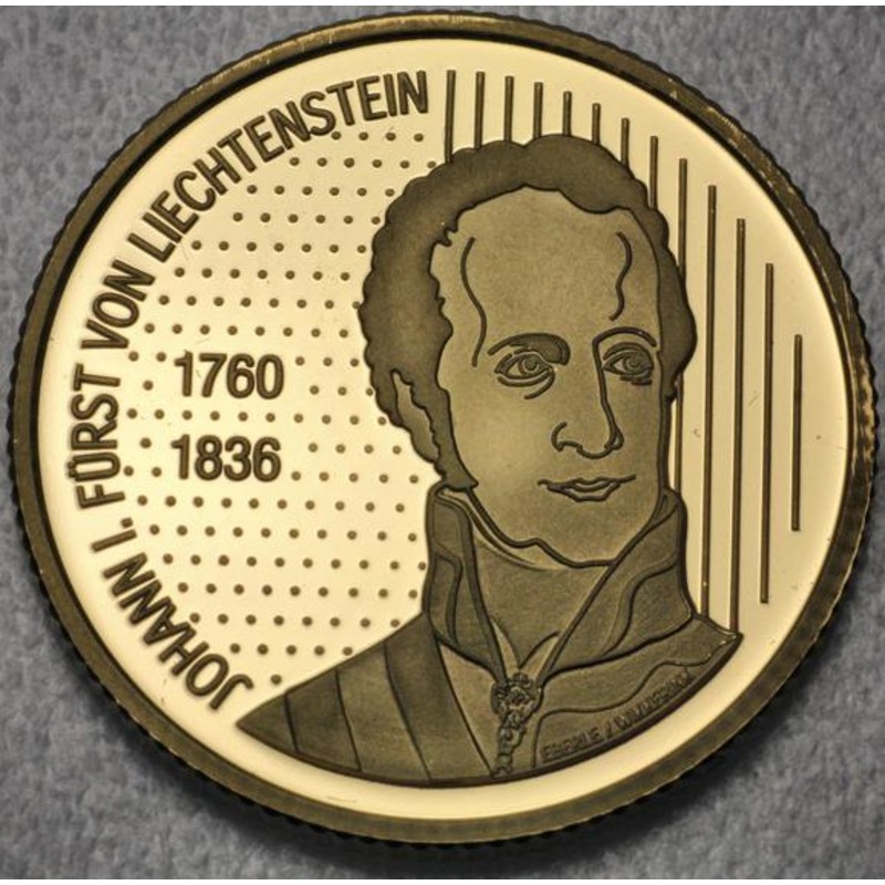 Золотая монета Лихтенштейна «200-летие Независимости» 2006 г.в., 9 г чистого золота (проба 0.999)