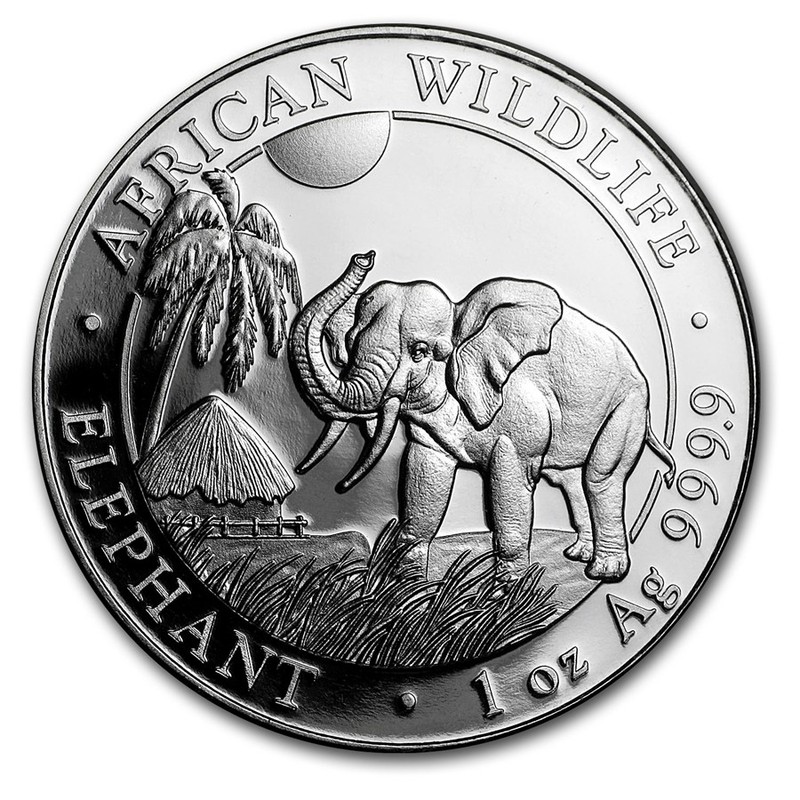 Серебряная монета Сомали 