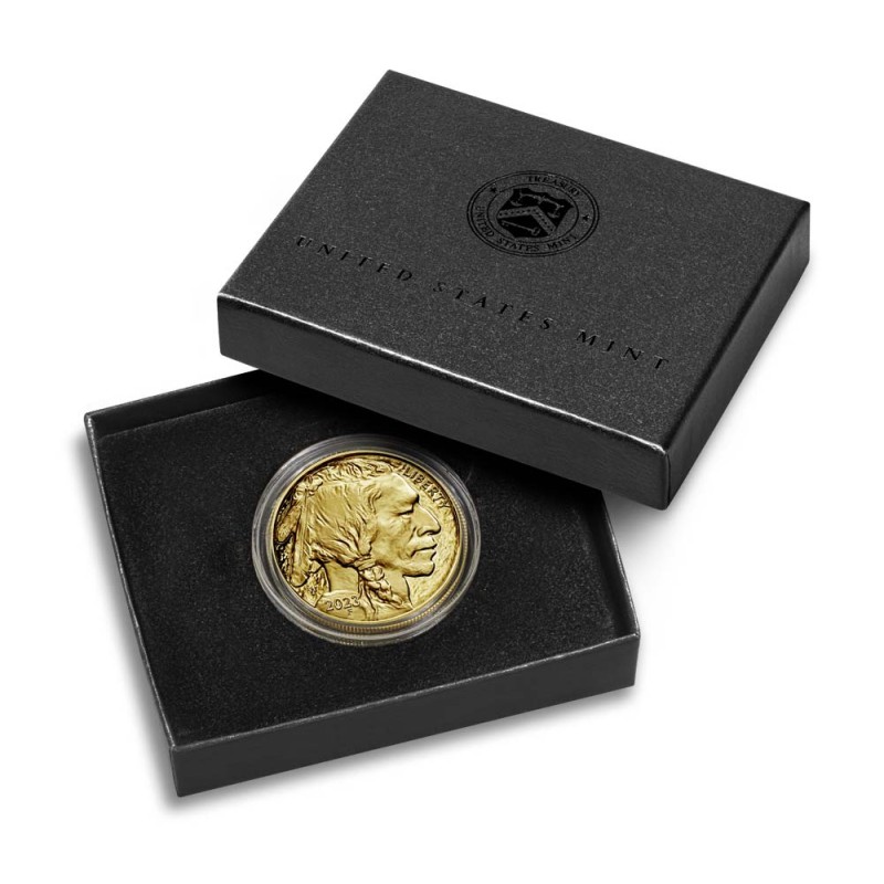 Золотая монета США - Бизон (Буффало), пруф, 31.1 г чистого золота (Проба 0,9999)